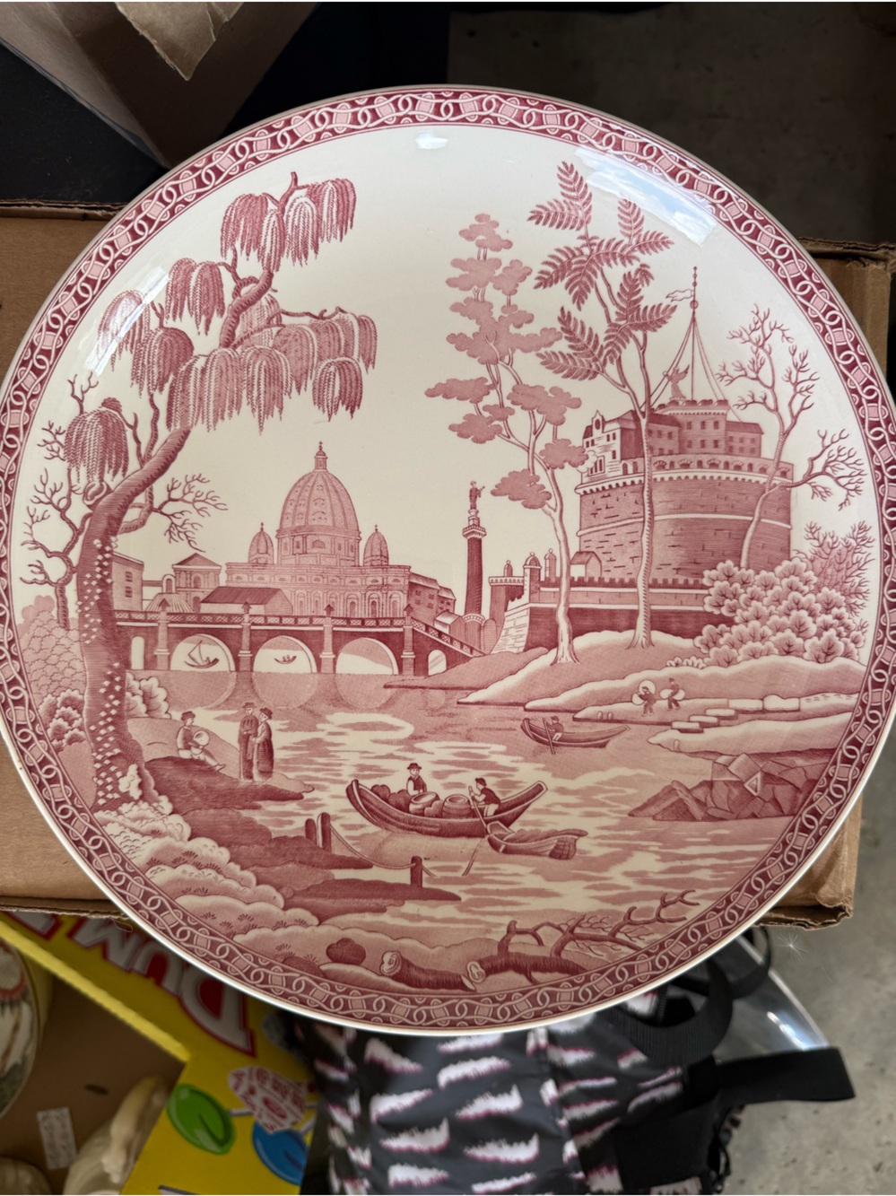 Spode Georgian Series 'Rome' Archive Plate in Rose